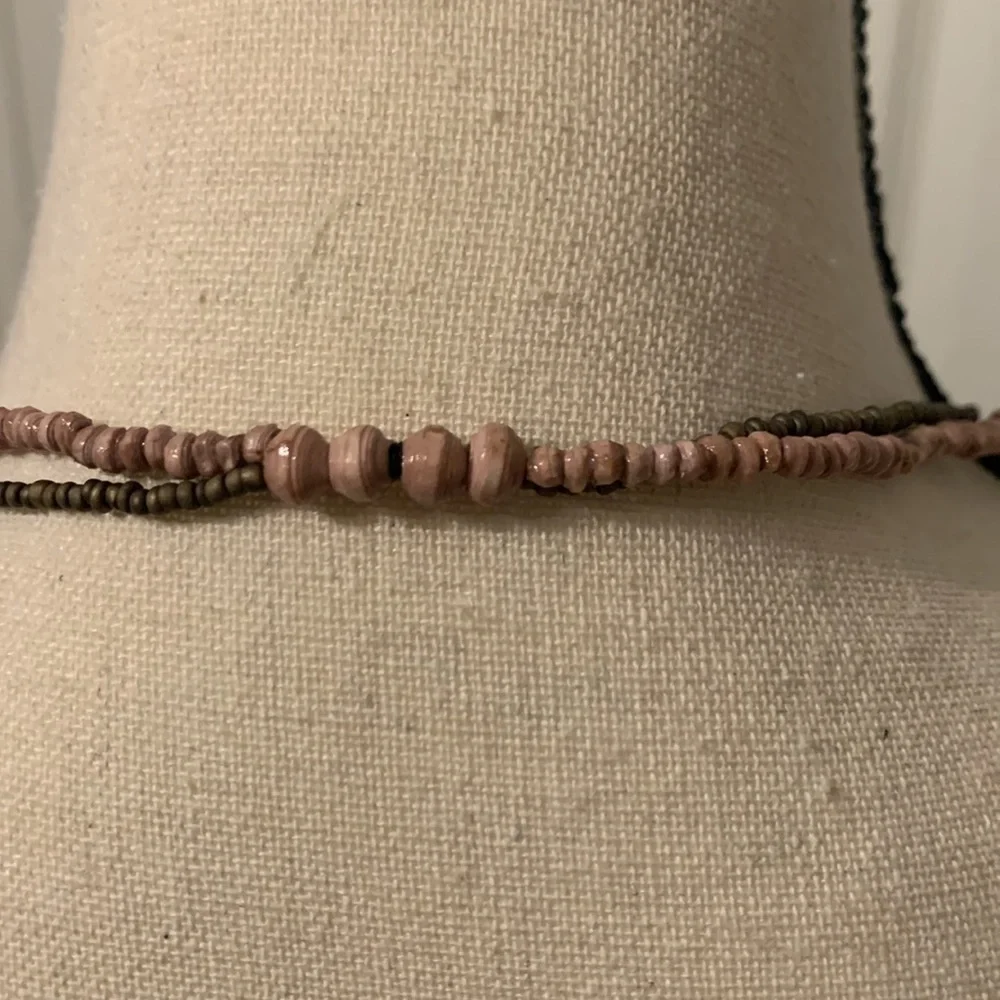 Unbranded Long Double Strand Beaded Necklace